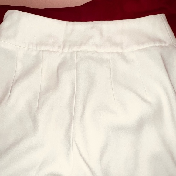 Express White Cropped Culottes - Picture 8 of 9